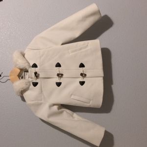 Girls Ivory Janie and Jack Coat